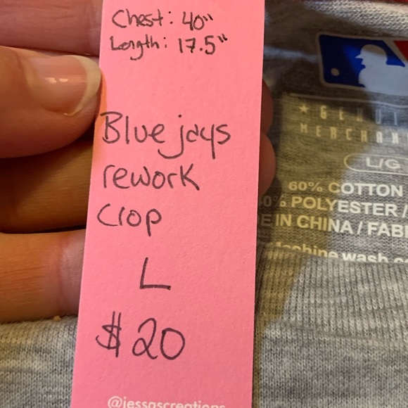 Toronto Blue Jays MLB crop | rework tee - Picture 5 of 6